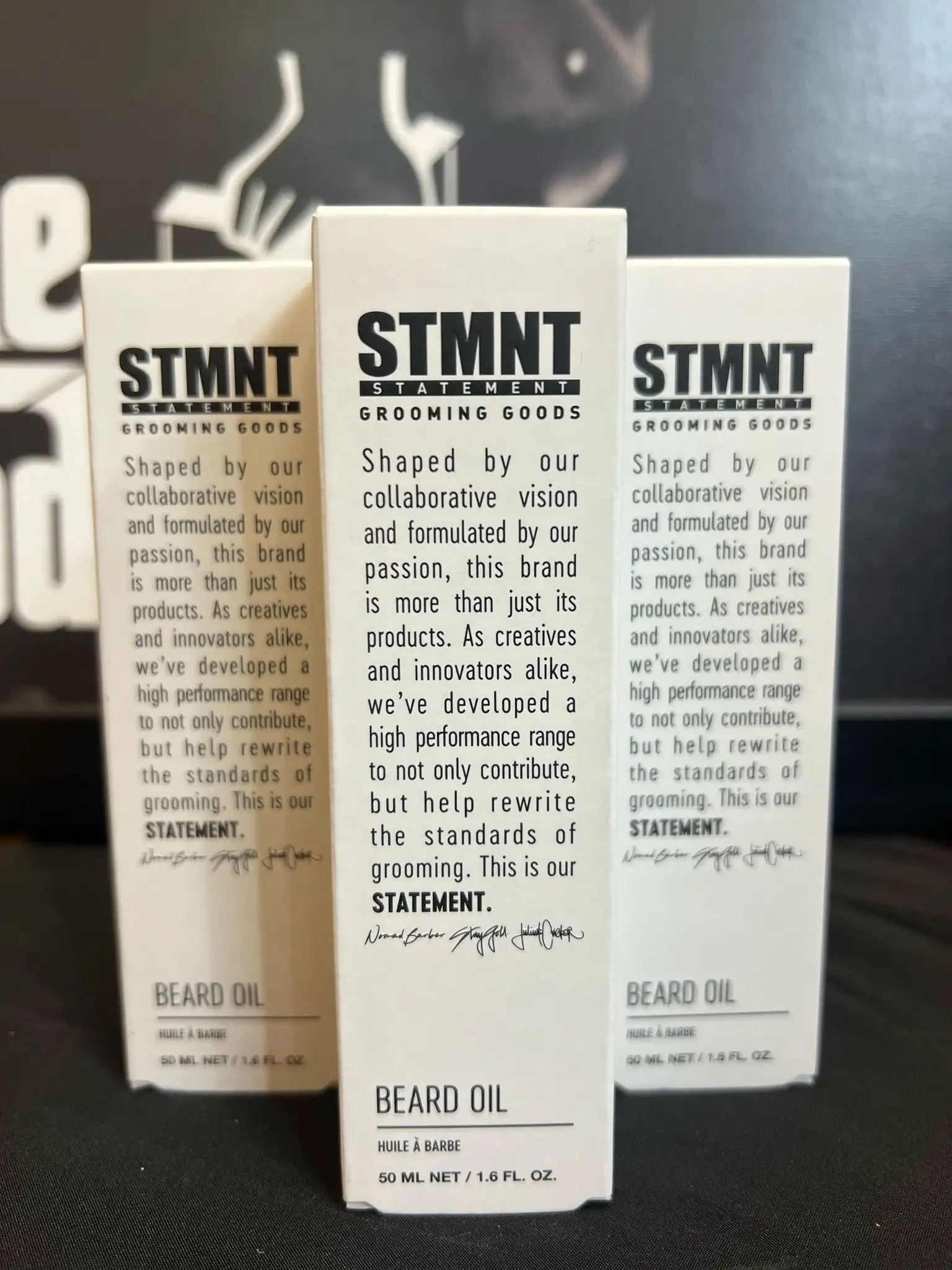 Huile à Barbe STMNT Grooming Goods, huile pour barbe, hydratation, El Padrino Barber Shop Québec